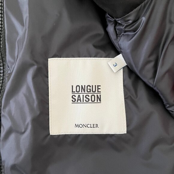 Moncler Vest w/Hood - Longe Saison - Black - Size 3 - Authentic - Picture 8 of 17